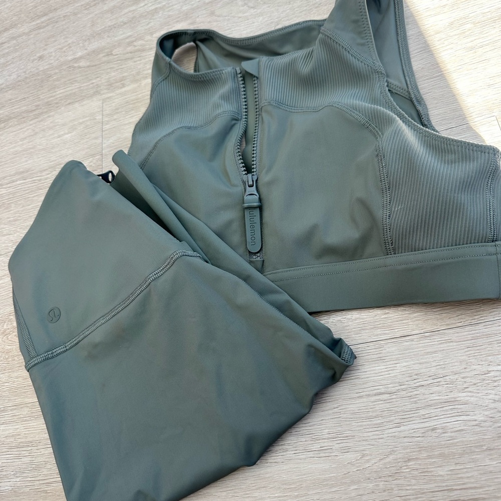 Lululemon Matching Green Set